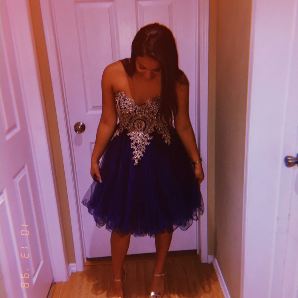 Navy Blue Dress